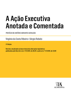 cover image of A Ação Executiva Anotada e Comentada--3º Edição